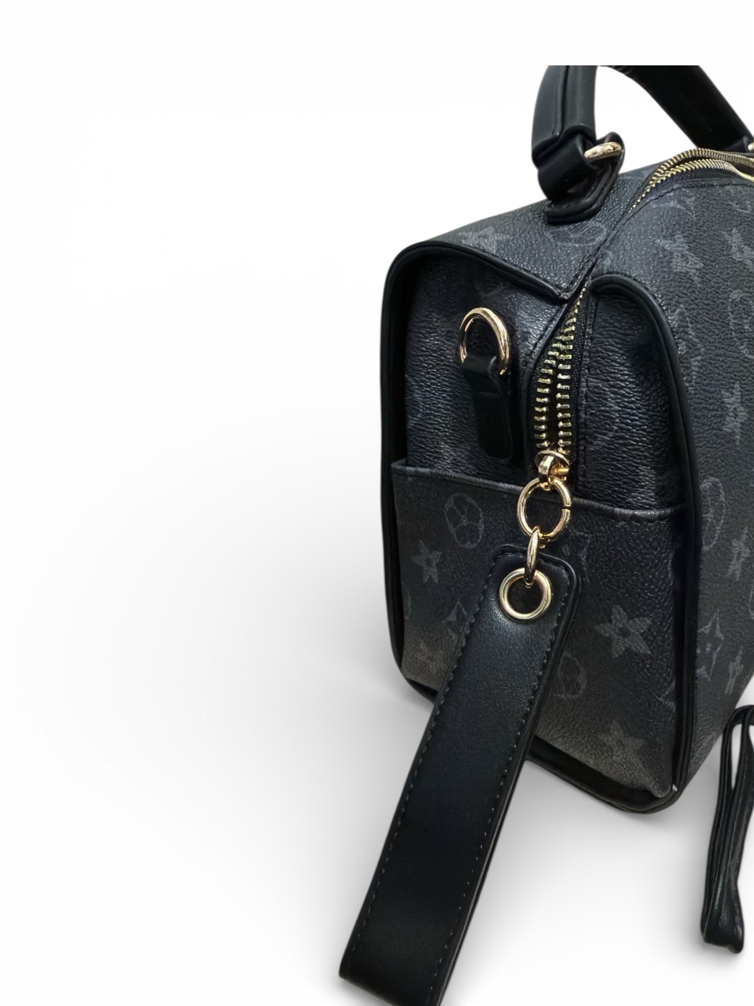 Diamond print Satchel Bag - Chandeliers Boutique ny