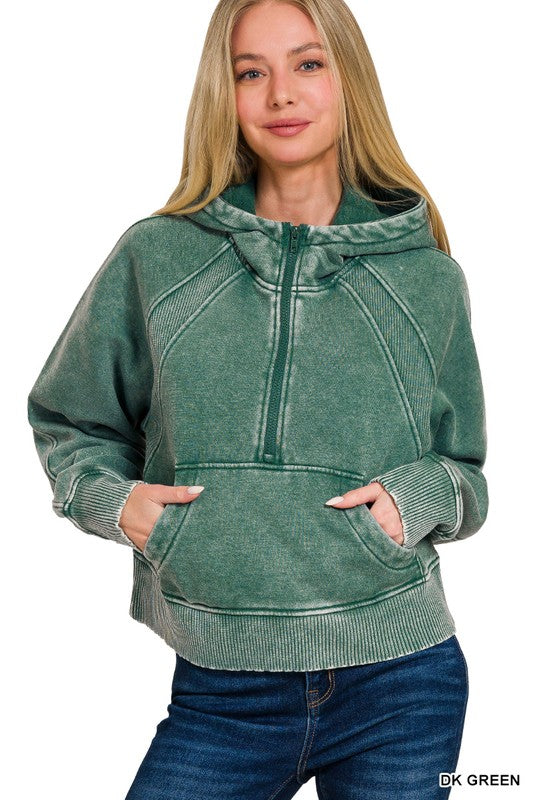 Half Zip Hoodie