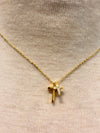 Double Cross Necklace - Chandeliers Boutique ny