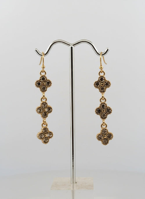 Drop Clover Earring - Chandeliers Boutique ny