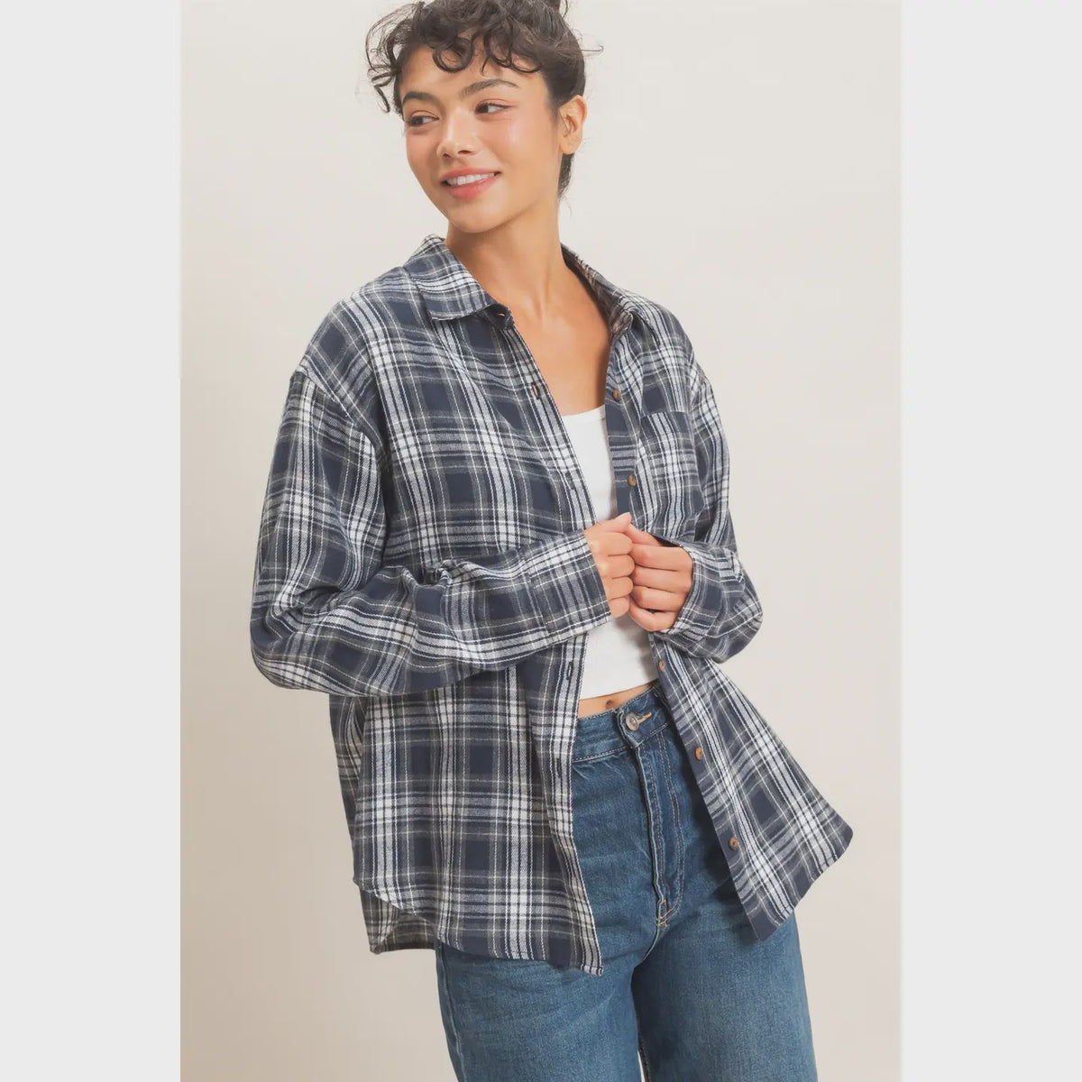 Plaid Long Sleeve Shirt