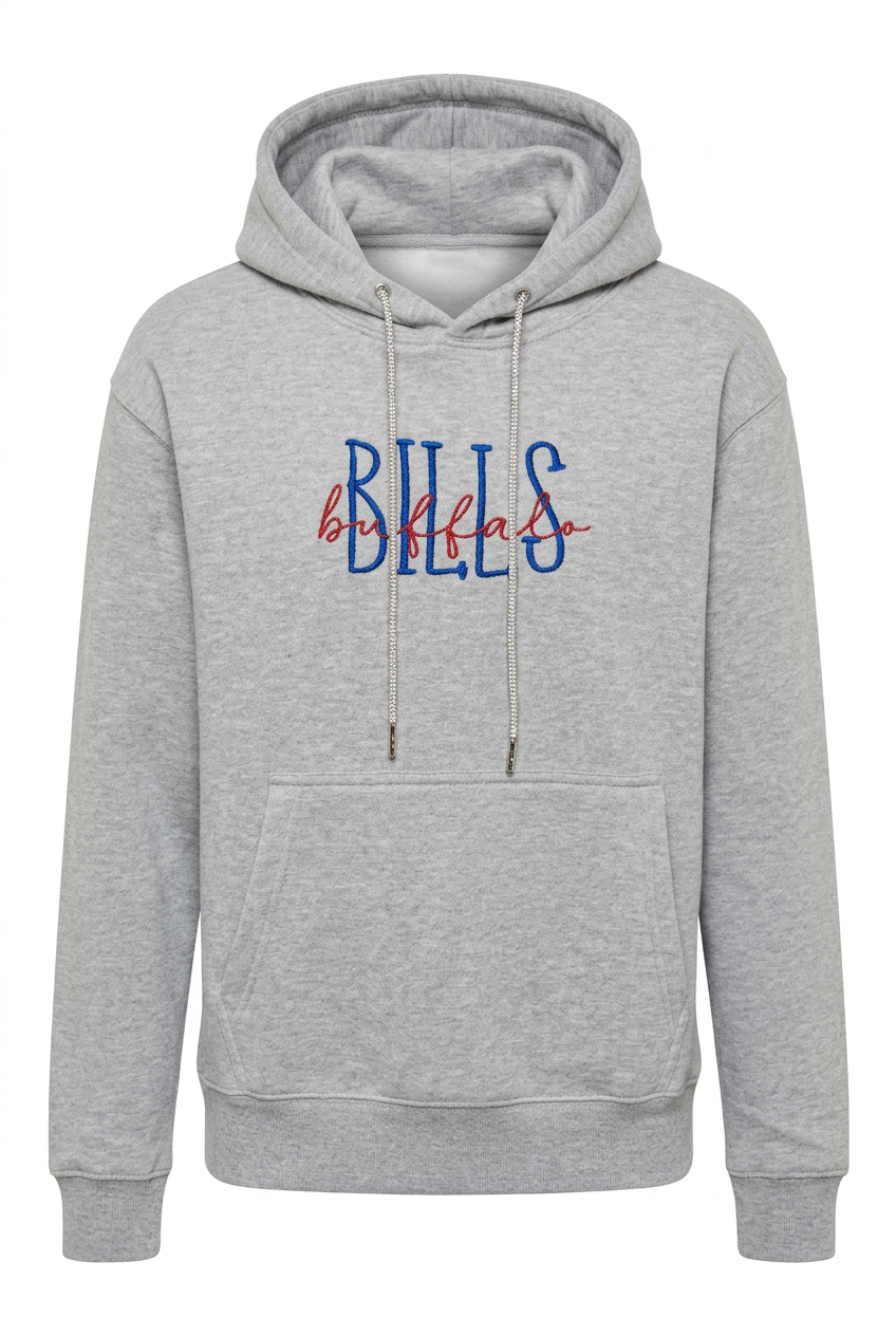 Buffalo over Bills w Bling String hoodie