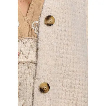 Knit Patterned Cardigan