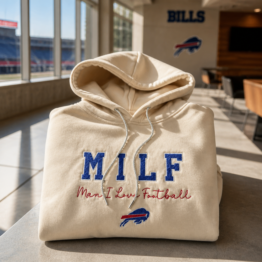 MILF Hoodie W Bling String