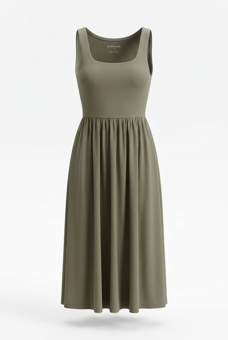 Empire Waist Sleeveless Dress - Chandeliers Boutique ny