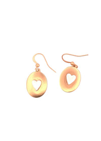 Evie Heart Drop Earring - Chandeliers Boutique ny