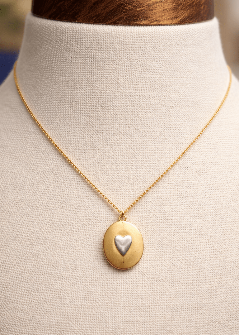 Evie Heart Necklace - Chandeliers Boutique ny