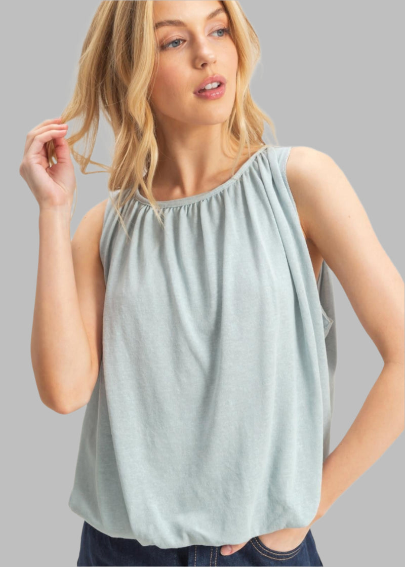 Bubble Hem Tank
