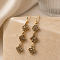 Drop Clover Earring