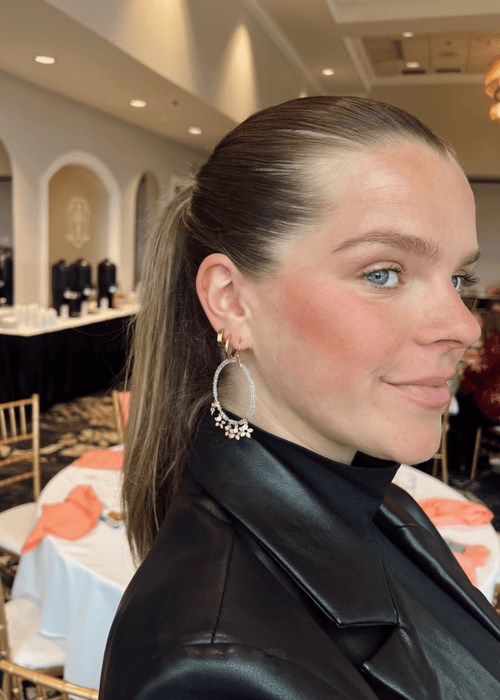 Flirty Flowers Earring - Chandeliers Boutique ny