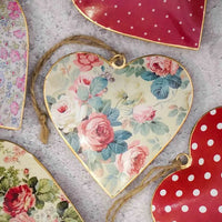 Floral Metal Heart - Chandeliers Boutique ny