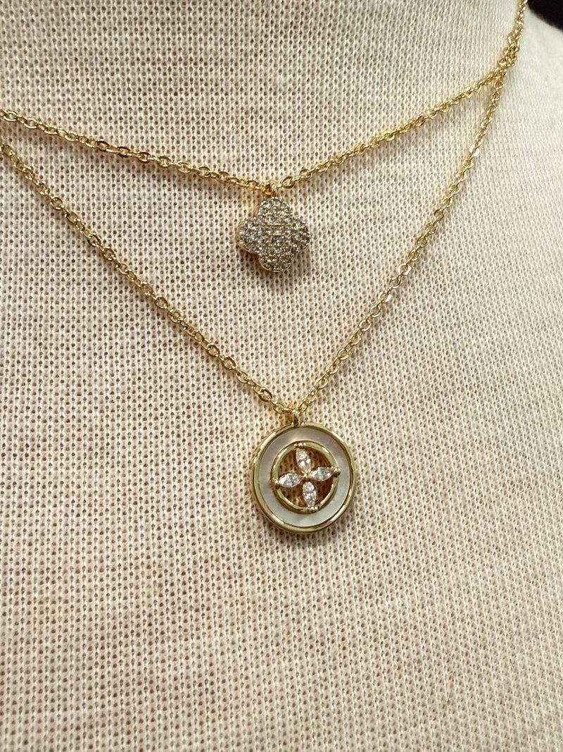 Gold Dipped tiny Clovers - Chandeliers Boutique ny