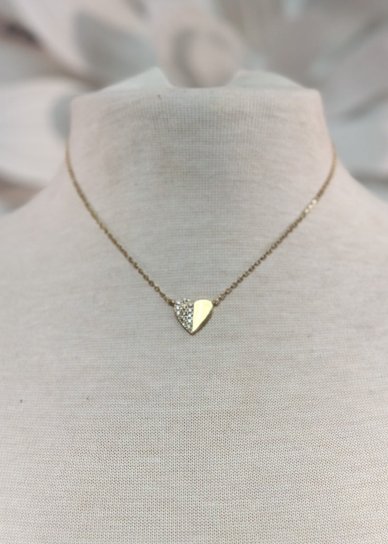 Half My Heart Necklace - Chandeliers Boutique ny