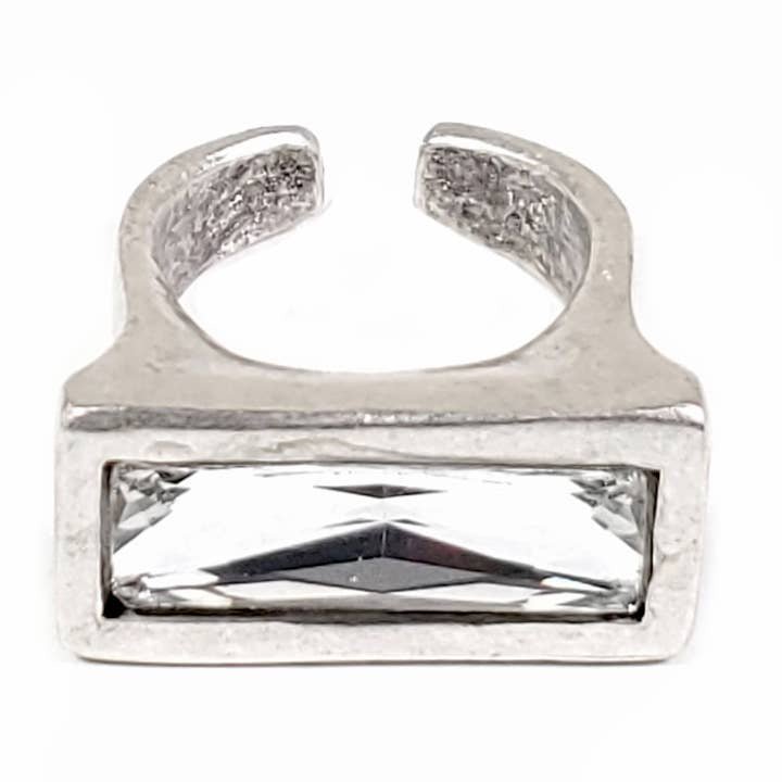 Headlight Pewter Ring - Chandeliers Boutique ny