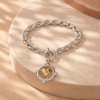 Heart Charm /rope bracelet - Chandeliers Boutique ny