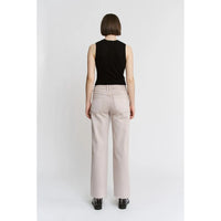 High Rise Ankle Straight Leg - Chandeliers Boutique ny