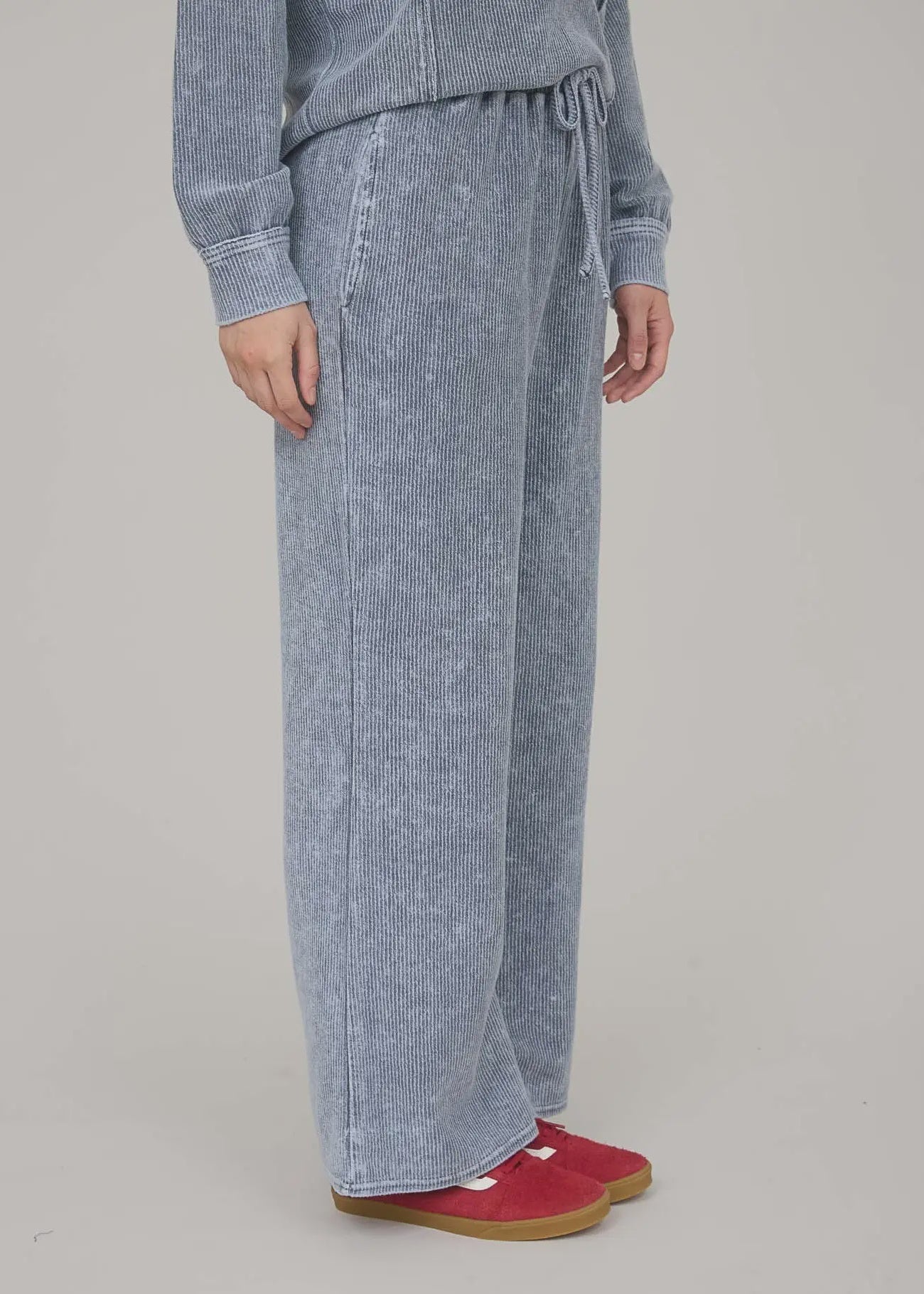 High Waist Drawstring Lounge Pants - Chandeliers Boutique ny