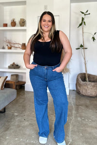 Judy Blue Full Size High Rise Straight Jeans - Chandeliers Boutique ny