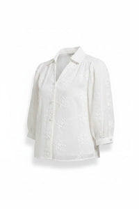 Julie Embroidered Blouse - Chandeliers Boutique ny