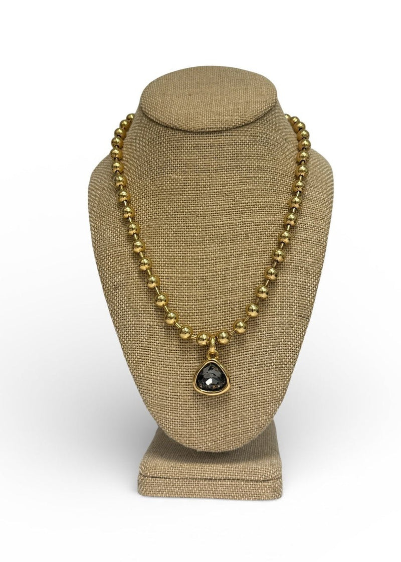 Kiki Heavy Bead w/ Smoke - Chandeliers Boutique ny