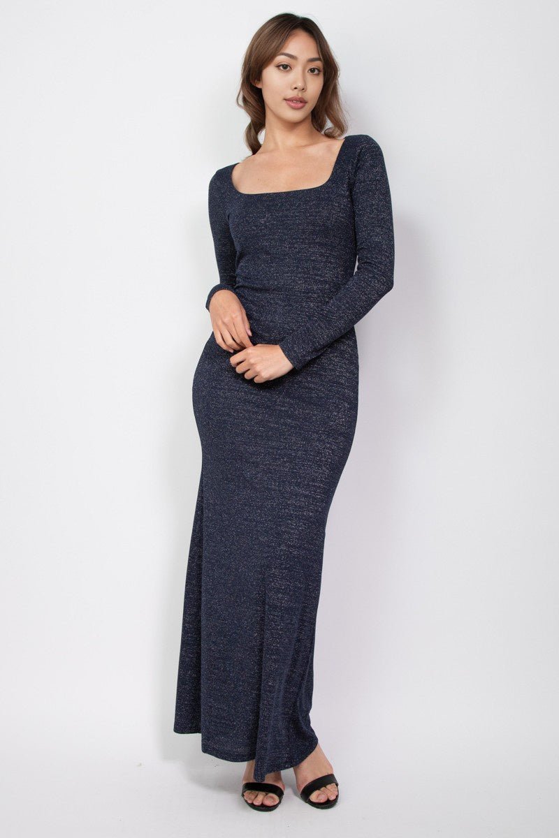 Knit Maxi Dress - Chandeliers Boutique ny