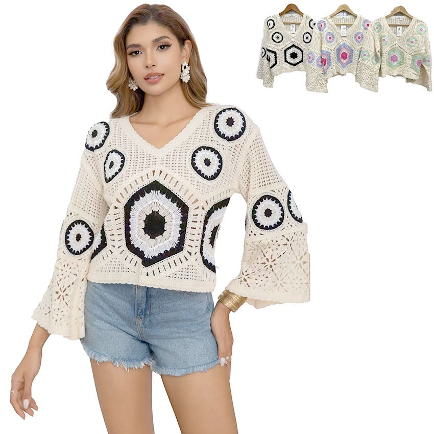 AZZ 3/4 Sleeve Sweater