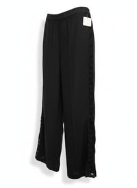 Lace Trim Detail Pant - Chandeliers Boutique ny