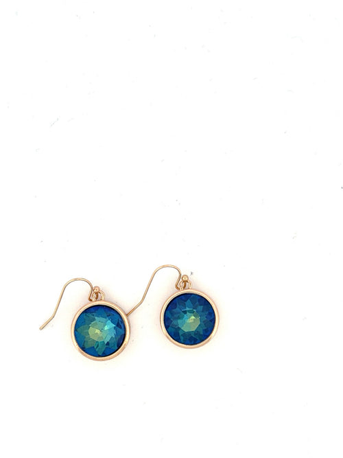 Lagoon Round Earring - Chandeliers Boutique ny