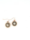 Lagoon Round Earring - Chandeliers Boutique ny