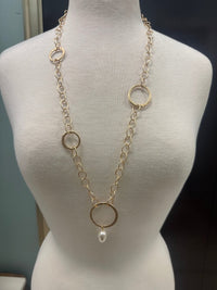 Large Links with Pearl - Chandeliers Boutique ny