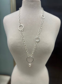 Large Links with Pearl - Chandeliers Boutique ny
