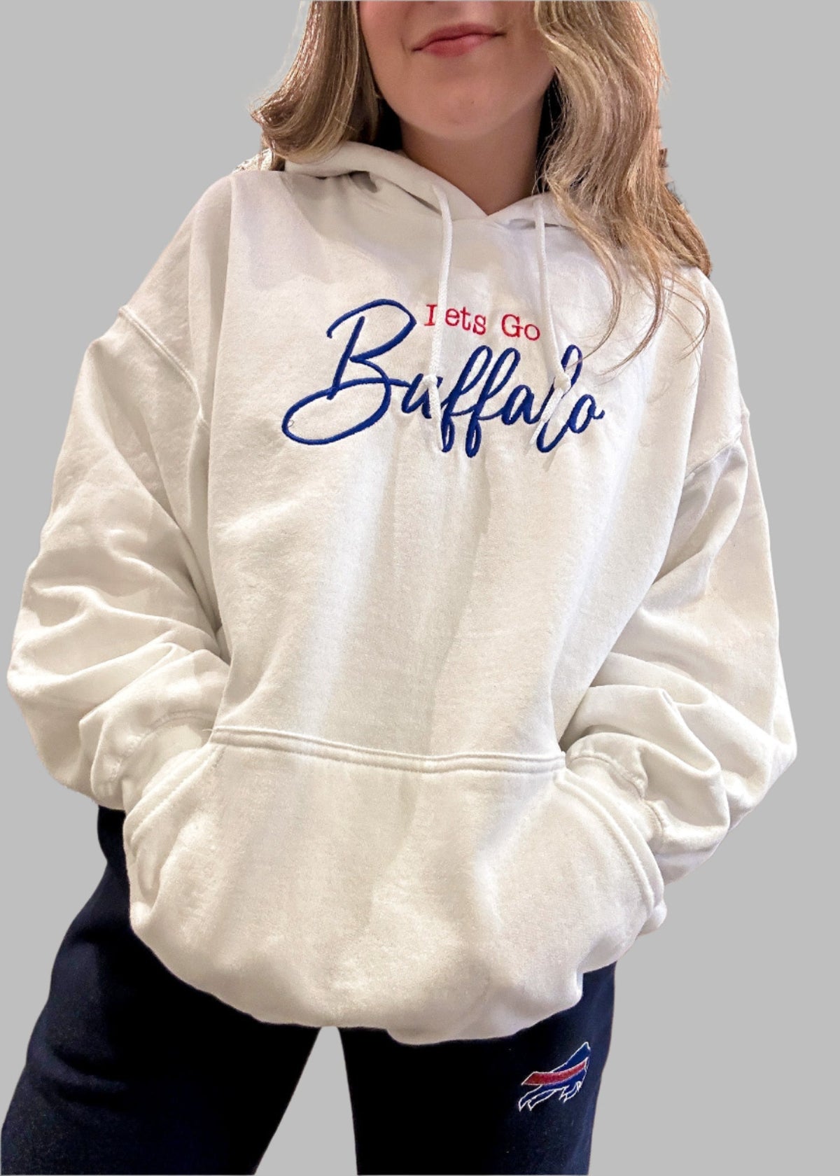 Lets go Buffalo Hoodies - Chandeliers Boutique ny