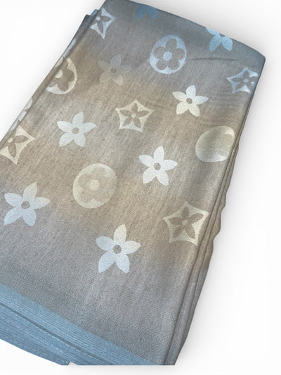 Lightweight Flower Scarf - Chandeliers Boutique ny