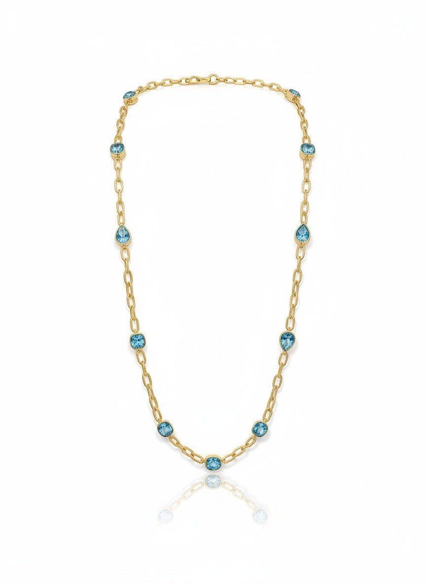 Long Smokey Mountain Necklace - Chandeliers Boutique ny