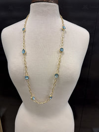 Long Smokey Mountain Necklace - Chandeliers Boutique ny