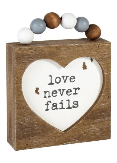 Love Never Fails - Chandeliers Boutique ny