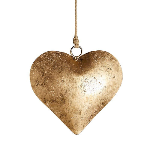 Medium Golden Antique Heart - Chandeliers Boutique ny