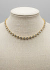 Modern Bezel Set Tennis Necklace - Chandeliers Boutique ny
