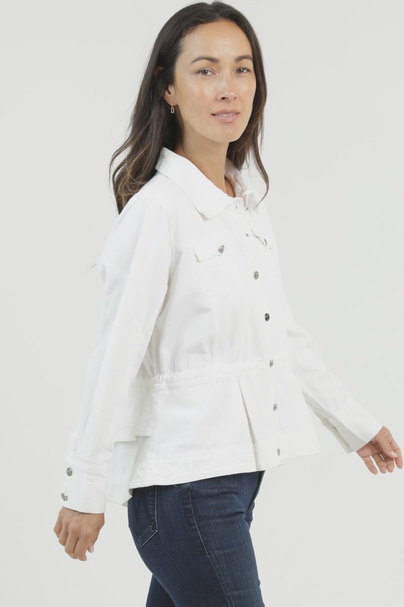 Modern Jean Jacket - Chandeliers Boutique ny