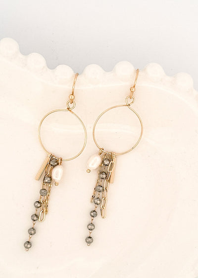 Mountain Charm Earrings - Chandeliers Boutique ny