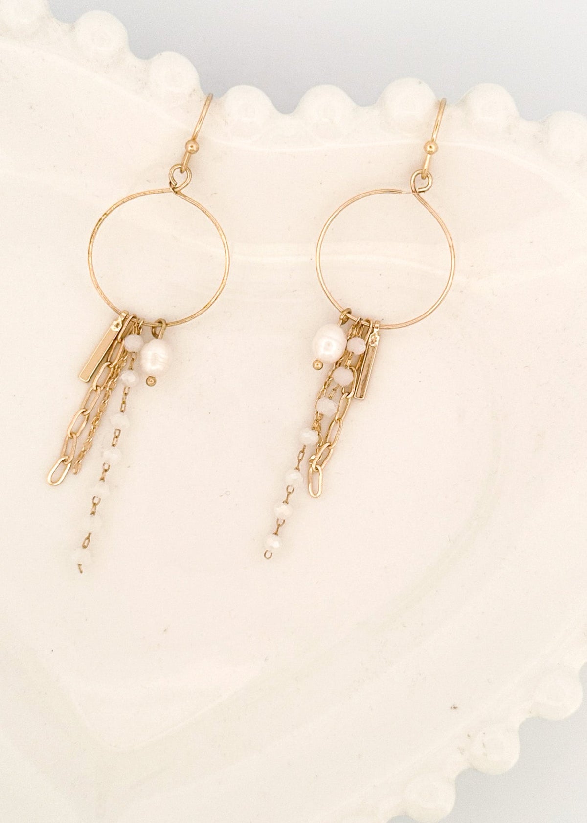 Mountain Charm Earrings - Chandeliers Boutique ny