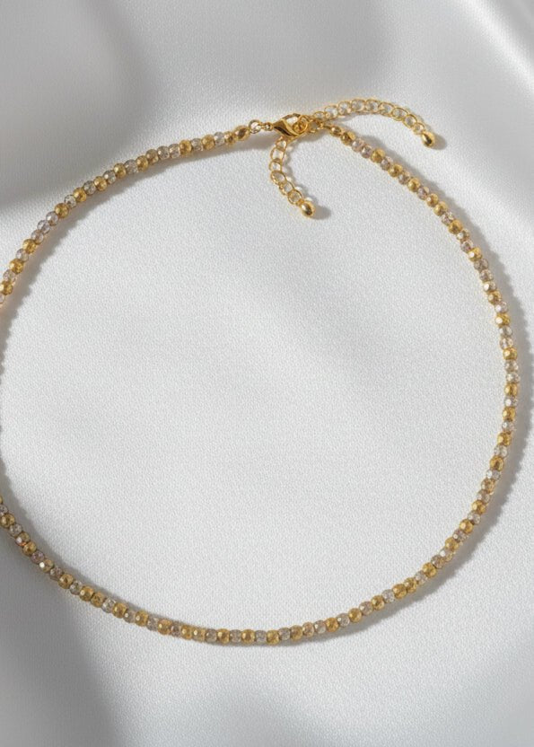 Multi Dorika bead Necklace - Chandeliers Boutique ny