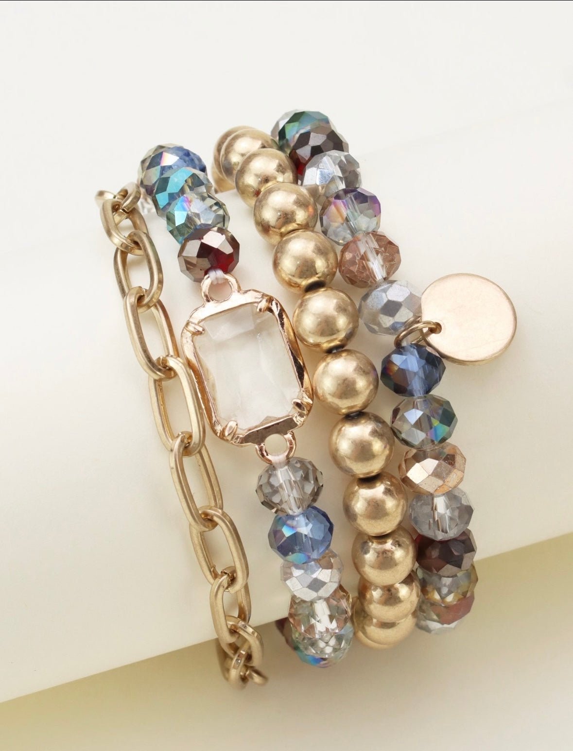 Multi Strand Beaded Bracelet - Chandeliers Boutique ny