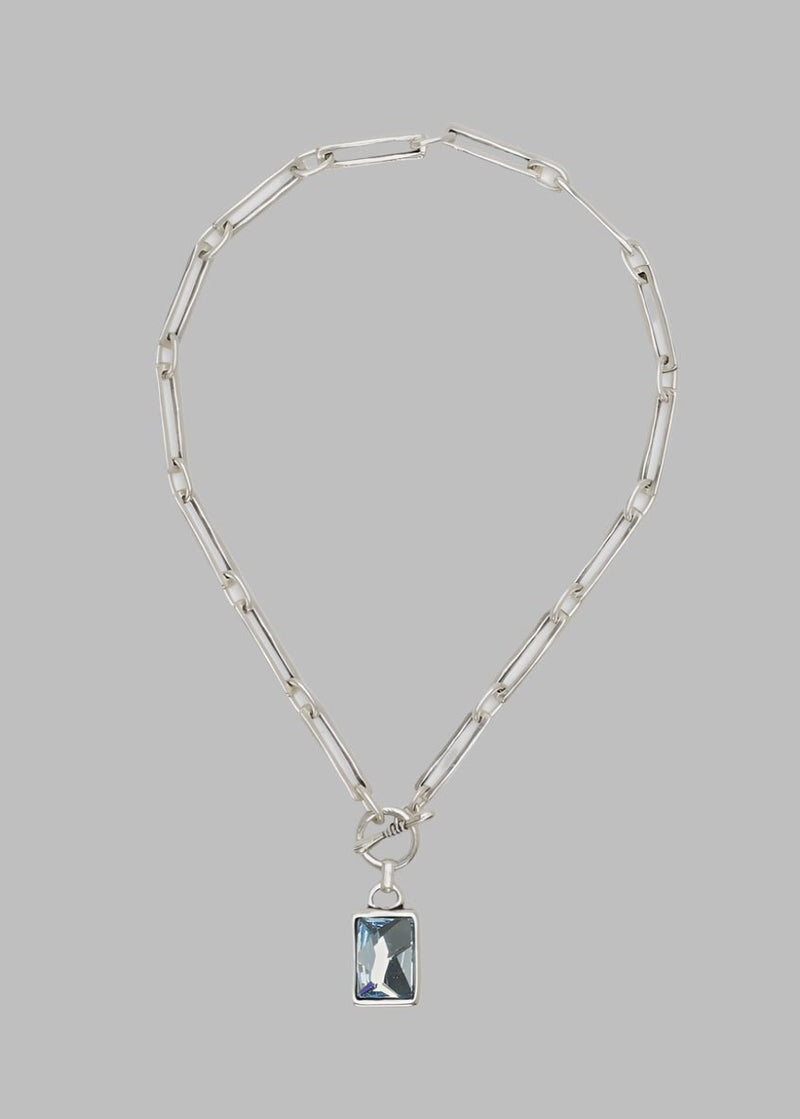 New Handmade Crystal Pewter Necklace - Chandeliers Boutique ny