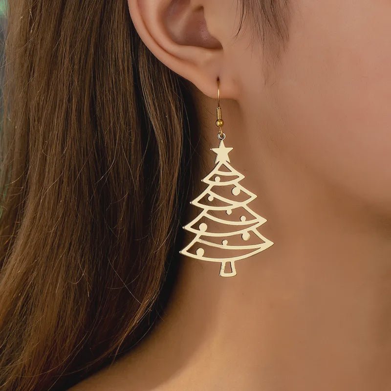 Open Tree Earrings - Chandeliers Boutique ny