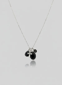 Oval Charm Necklace - Chandeliers Boutique ny