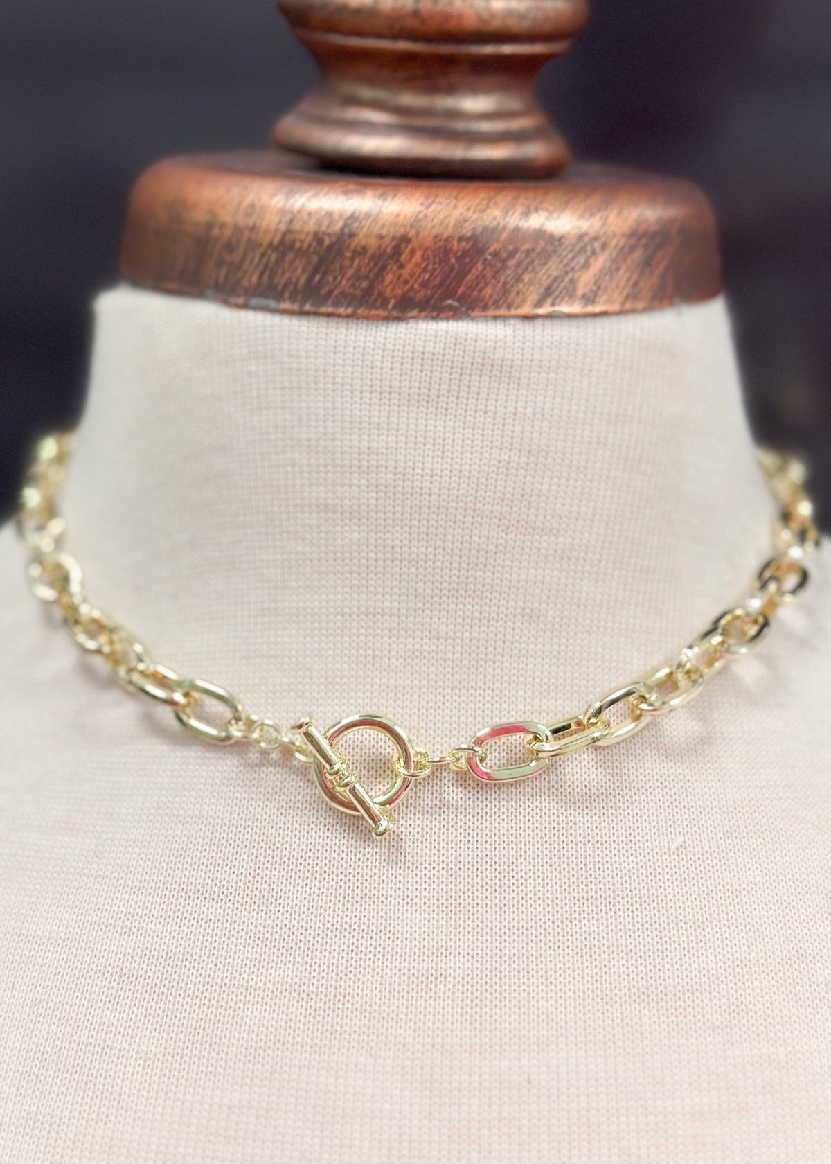 Paper Clip Chain 17" - Chandeliers Boutique ny