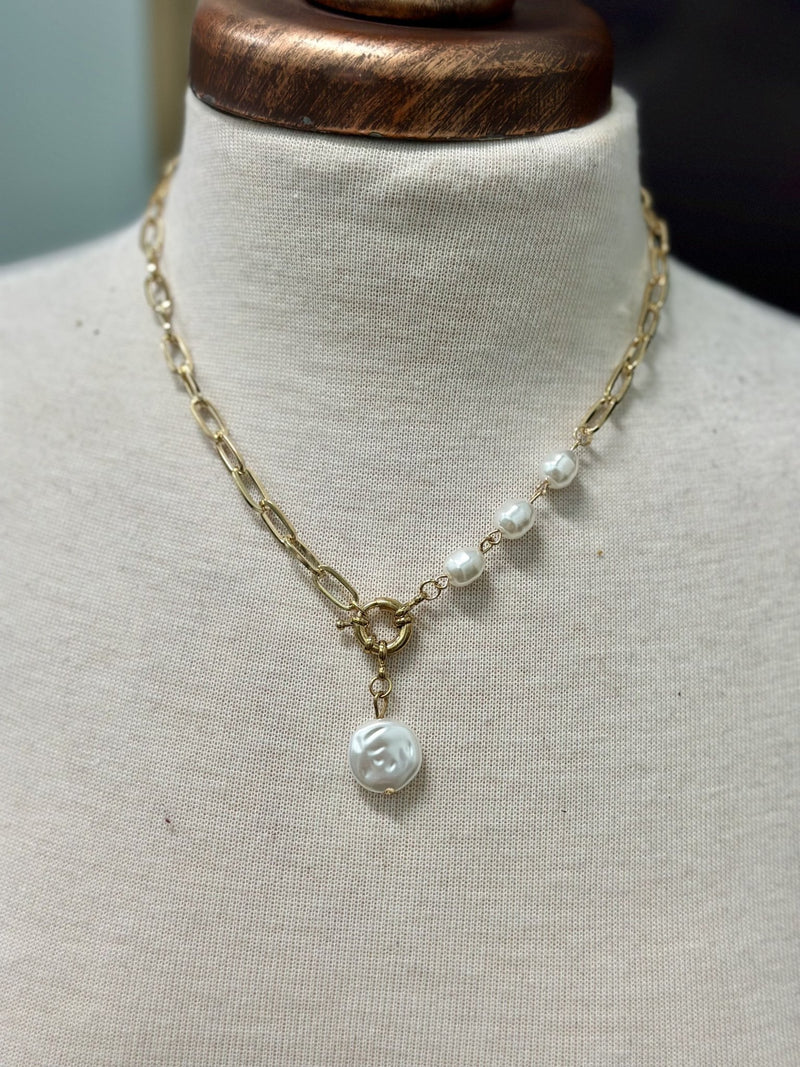 Pearl Pendant and Link - Chandeliers Boutique ny