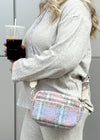 Plaid Flannel Crossbody Bag - Chandeliers Boutique ny