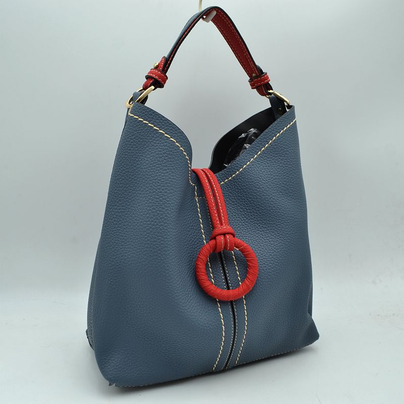 Red Bucket Bag - Chandeliers Boutique ny